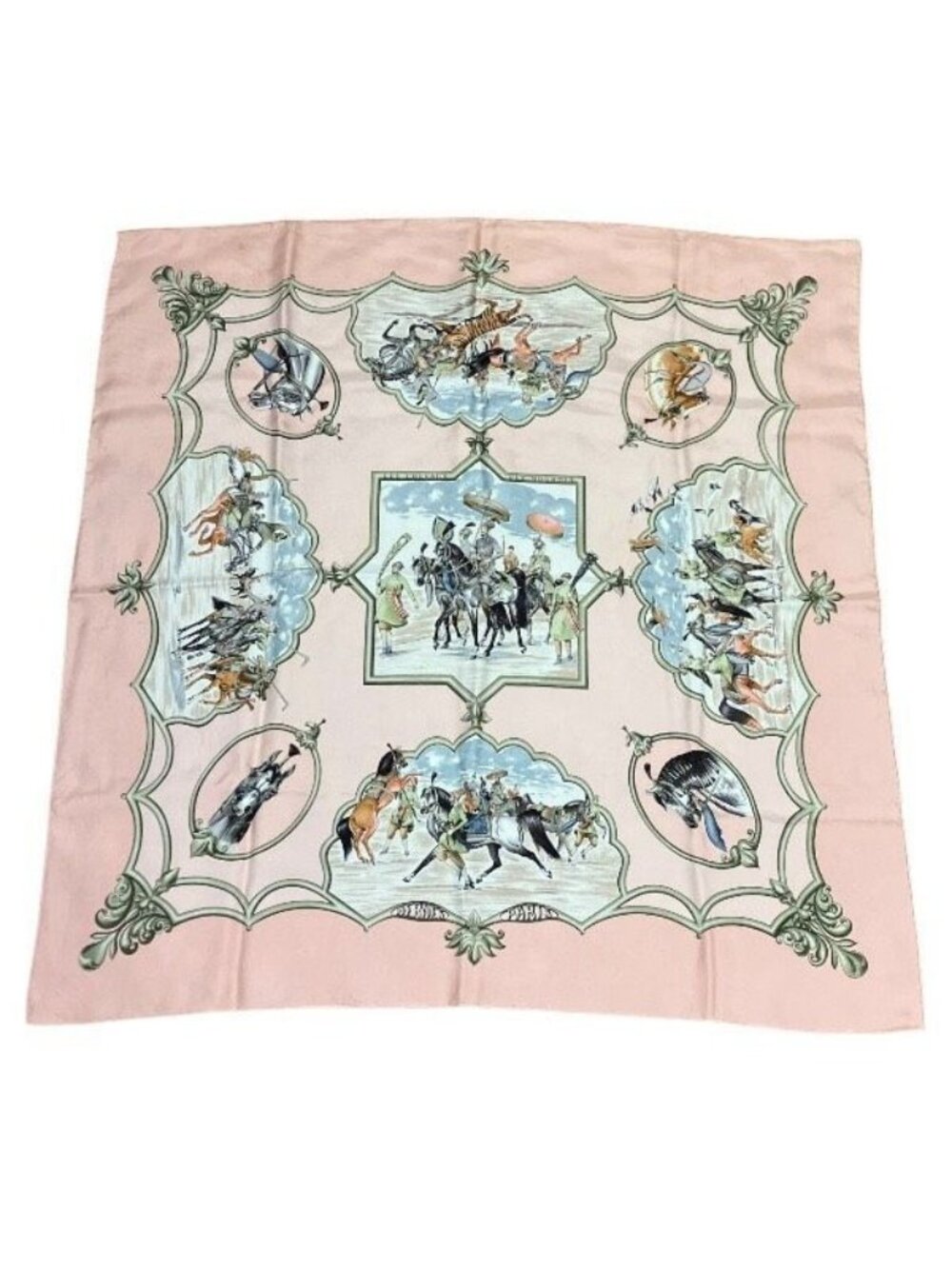 Hermes Carre 90 Les Chevaux Des Moghols Mughal Dynasty Horse